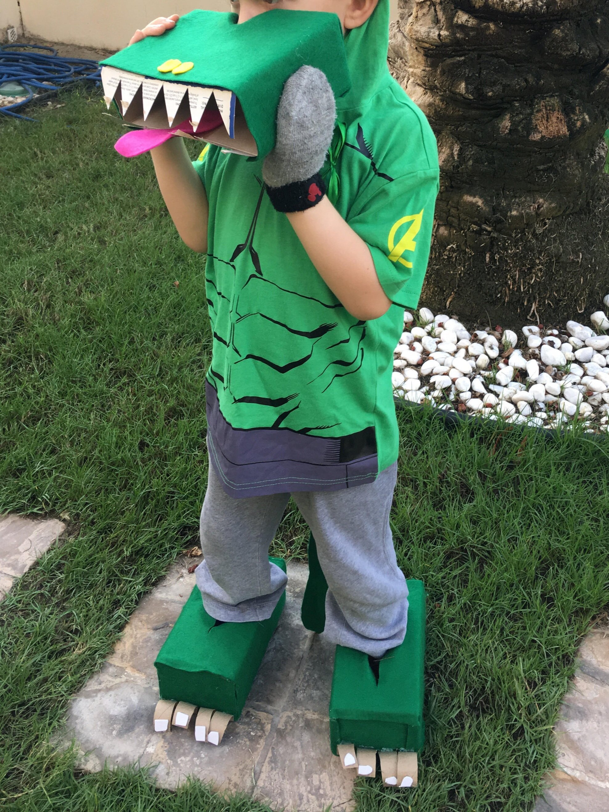 Diy dinosaur costume deals
